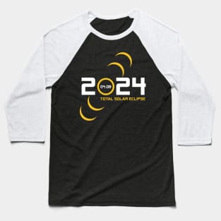 Total Solar Eclipse 2024 April 8th Celestial Eclipse Lover Baseball T-Shirt